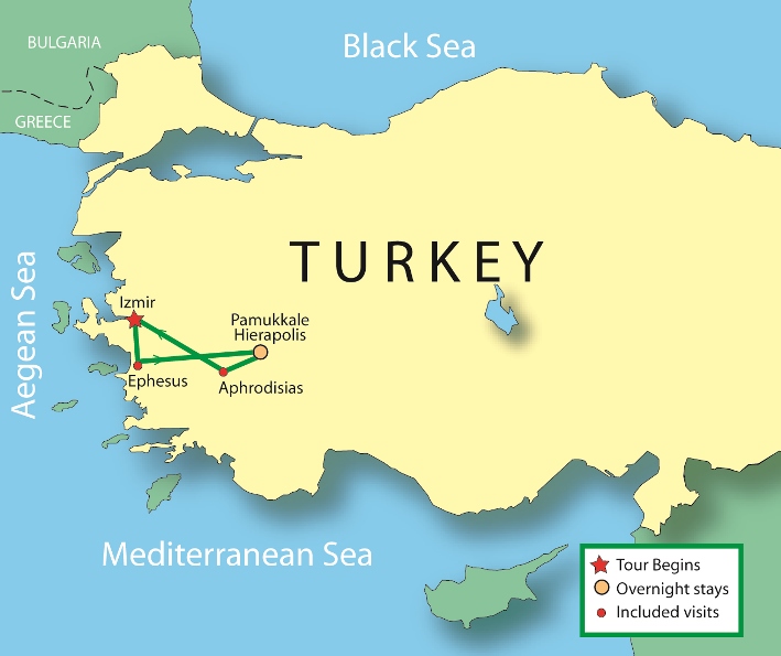 2 Days Pamukkale Aphrodisias Ephesus Tour (Private Tour)